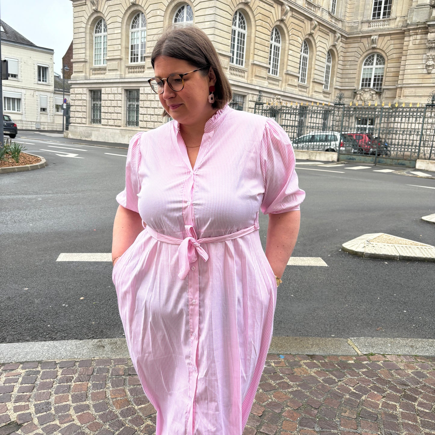 Robe rayée Amandine