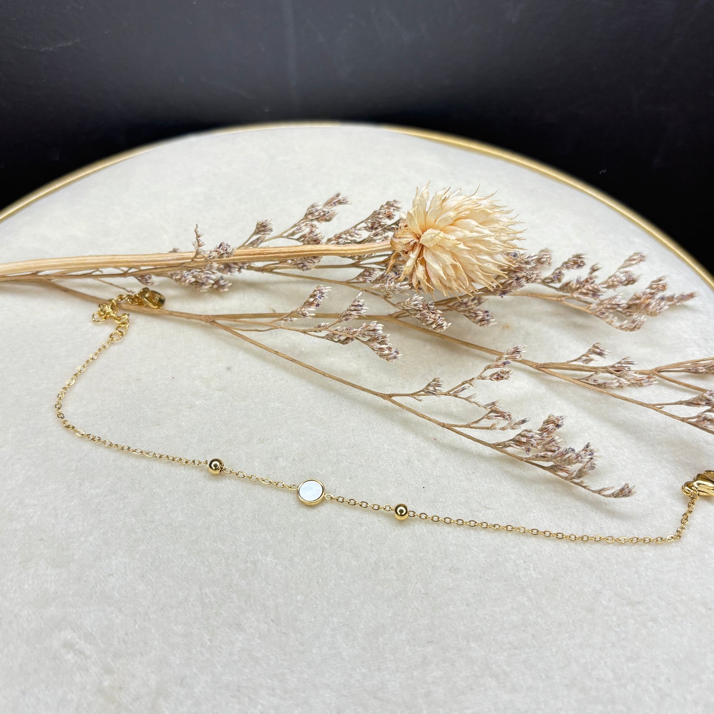 Bracelet pampilles nacres