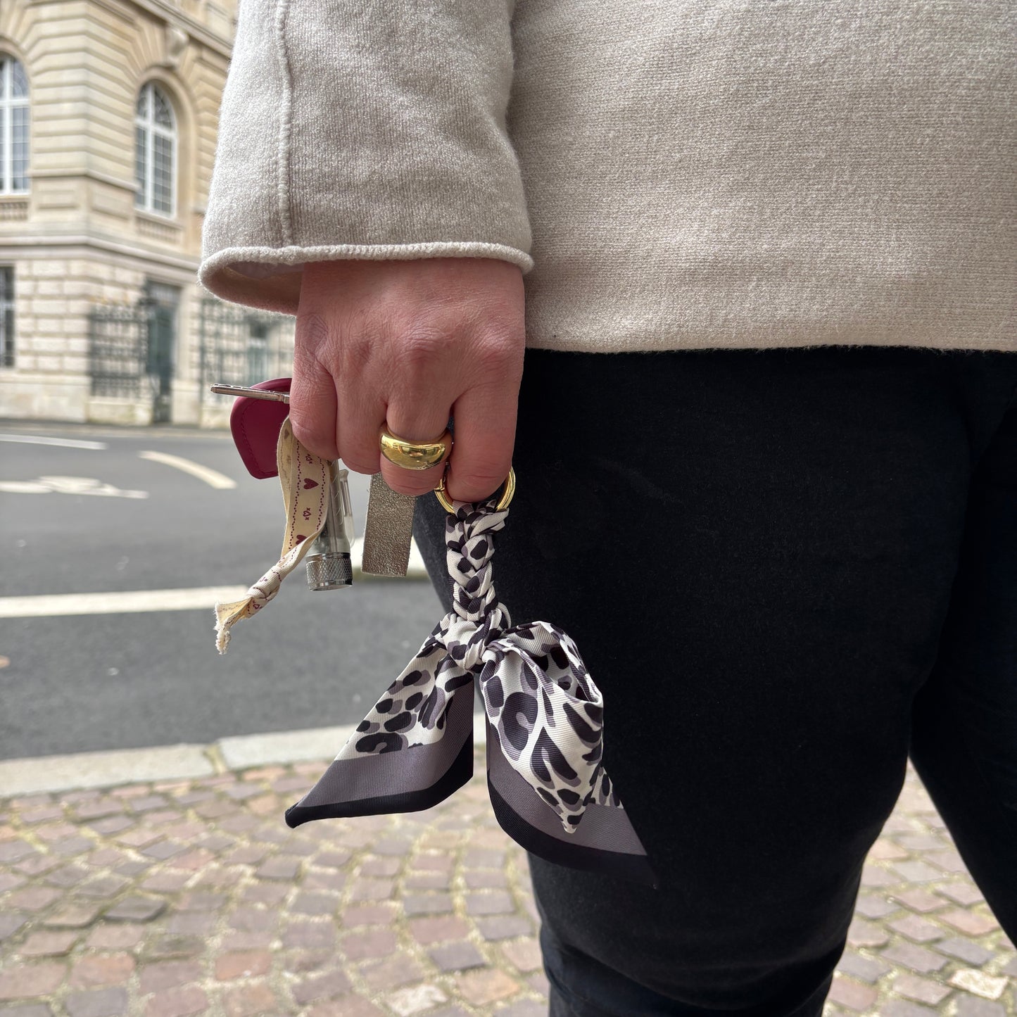 Porte clé foulard