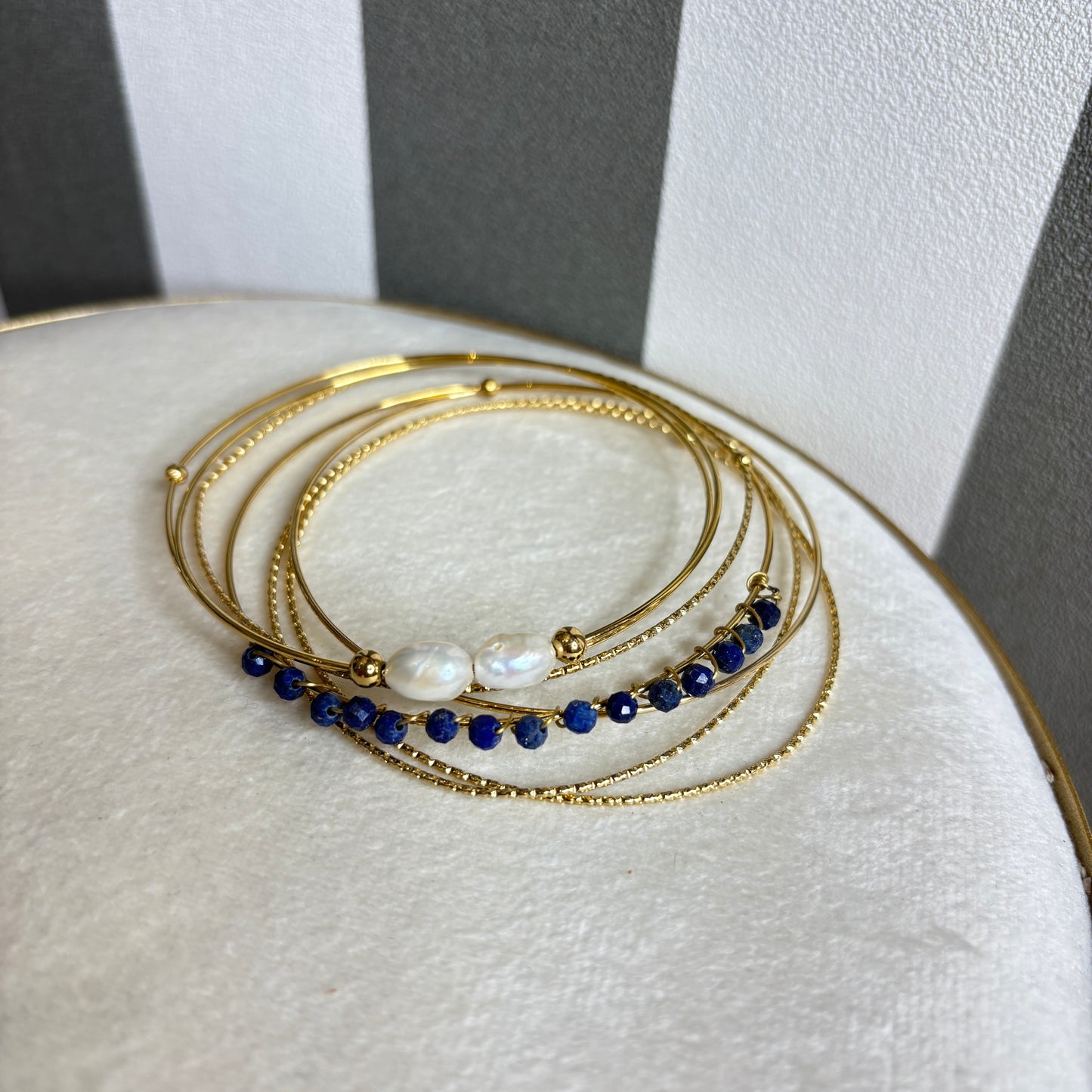 Bracelet semainier doré