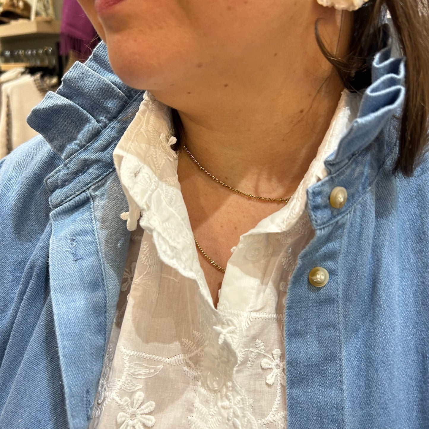 Surchemise Béatrix en jean