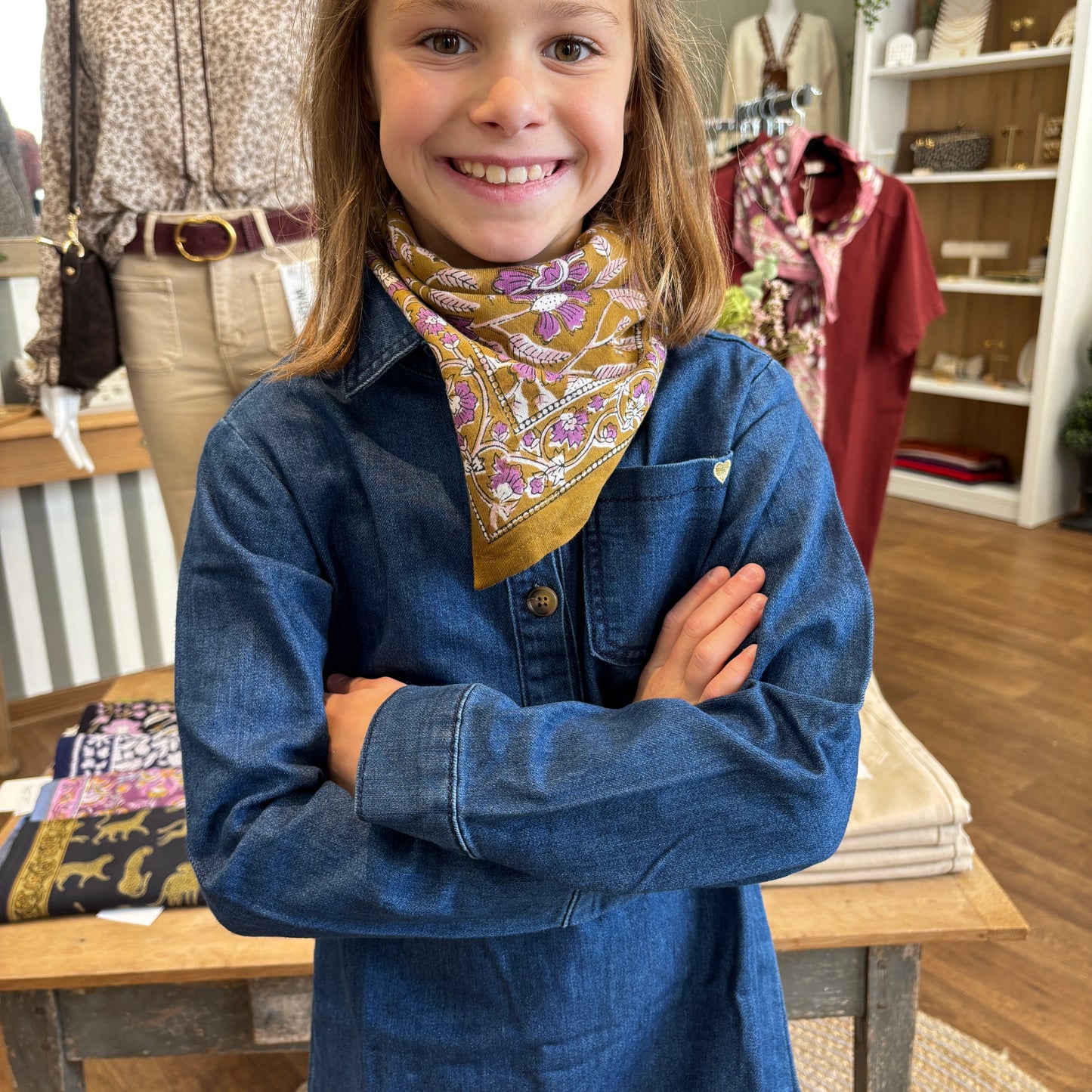 Robe en jean