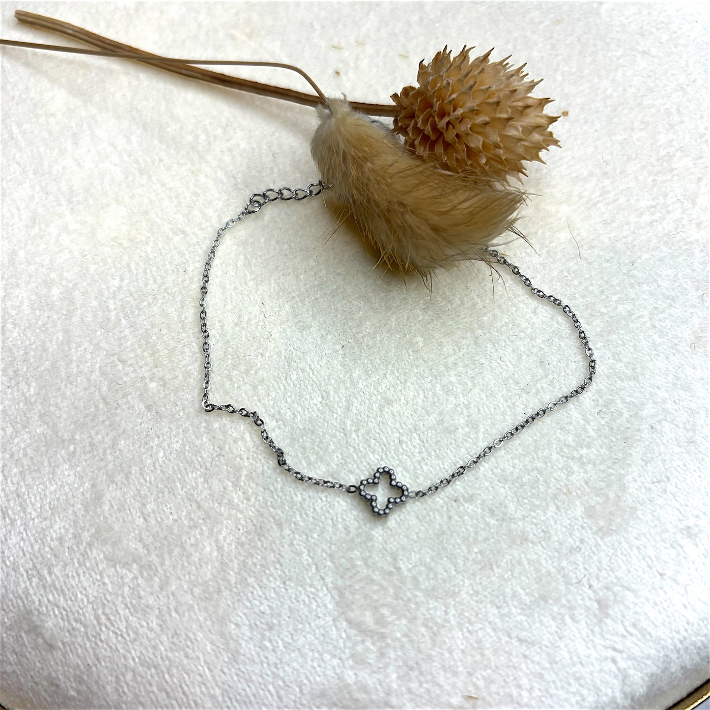 Bracelet mini trèfle