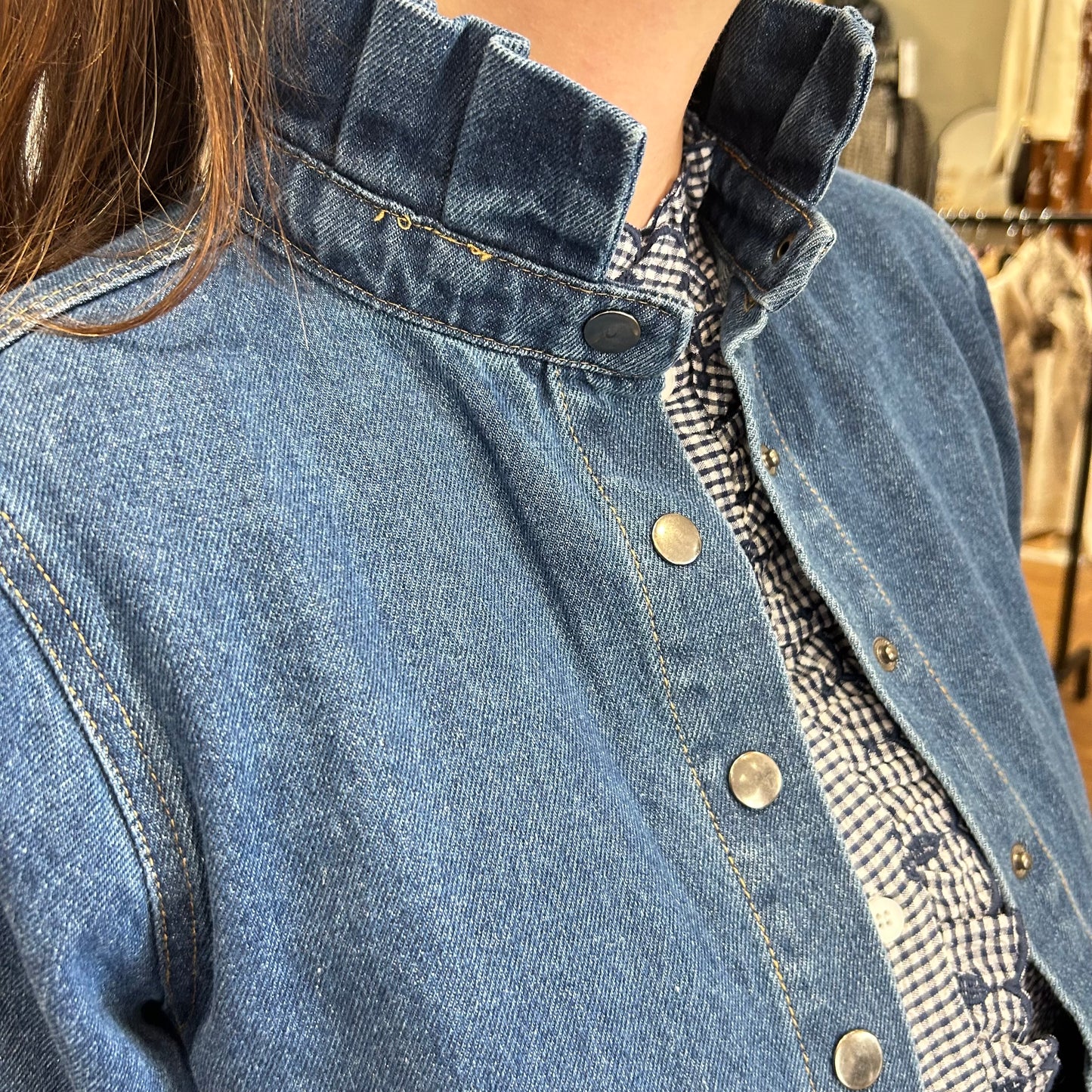Surchemise Béatrix en jean