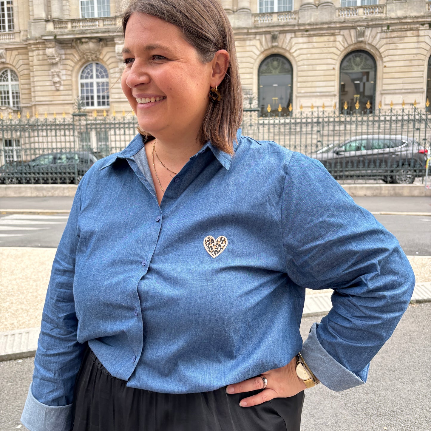Chemise en jean Léone