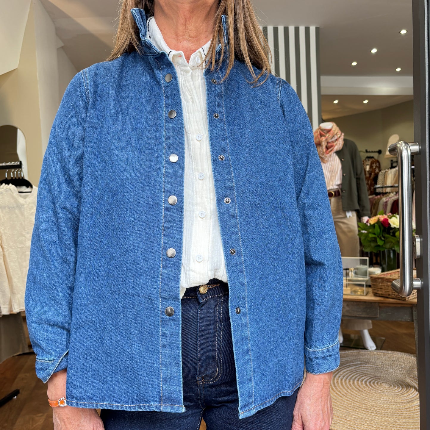 Surchemise Béatrix en jean
