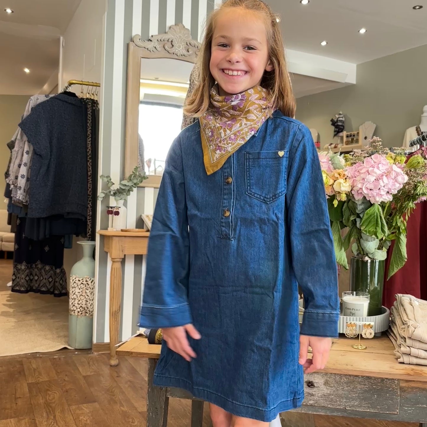 Robe en jean