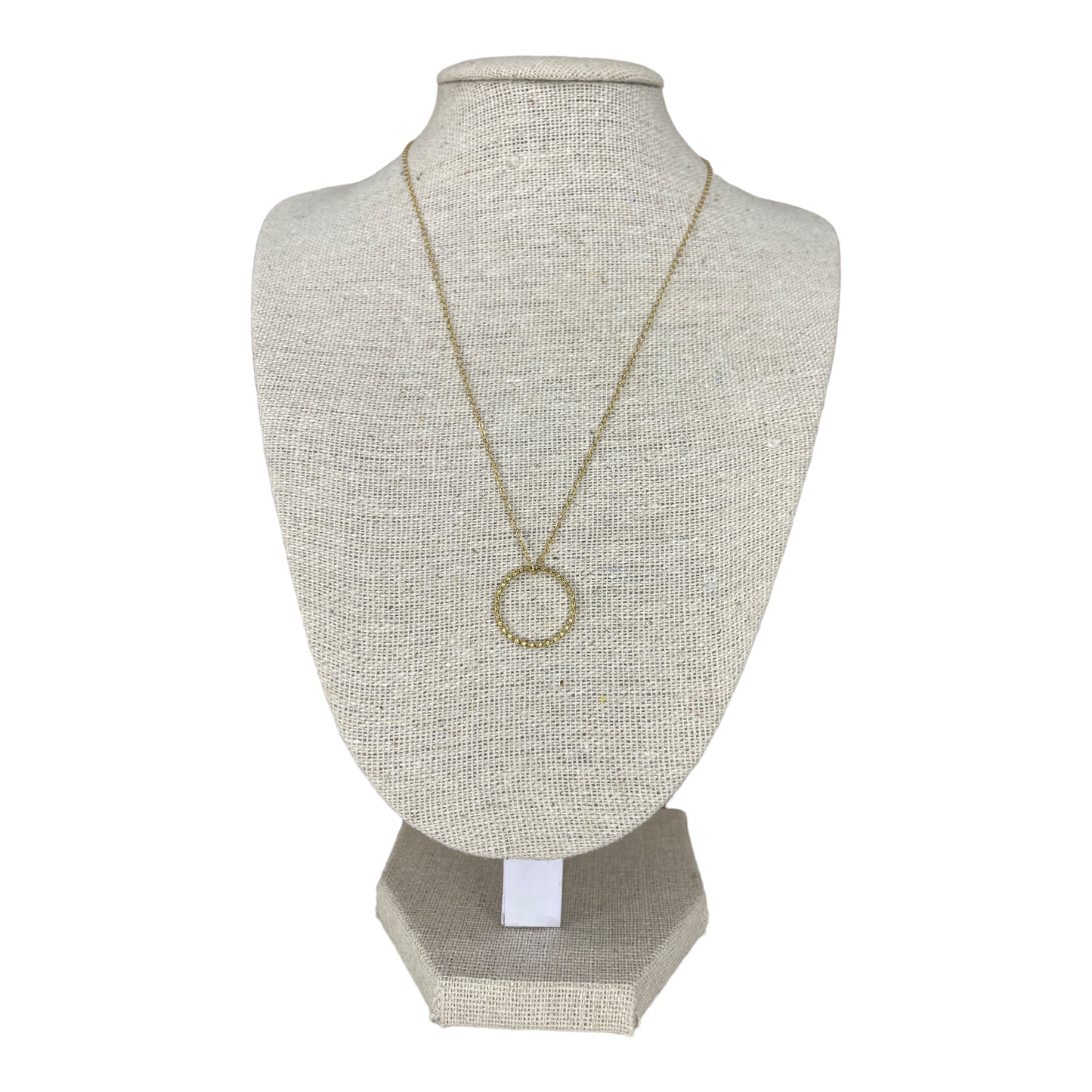 Collier anneau torsadé