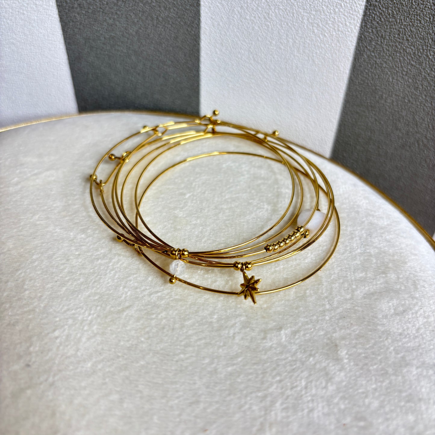 Bracelet semainier doré