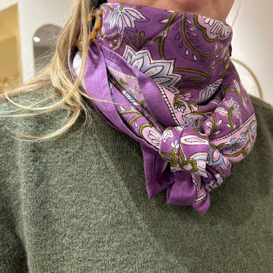 Grand foulard Violette