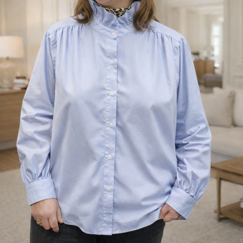 Chemise Isaure bleu ciel