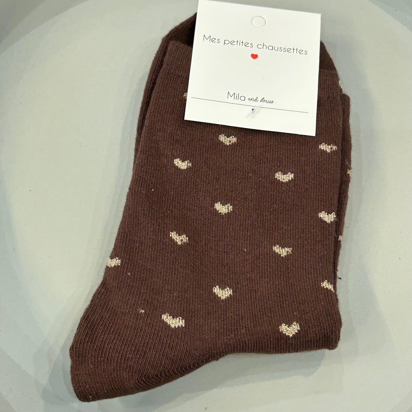 Chaussettes petits cœurs