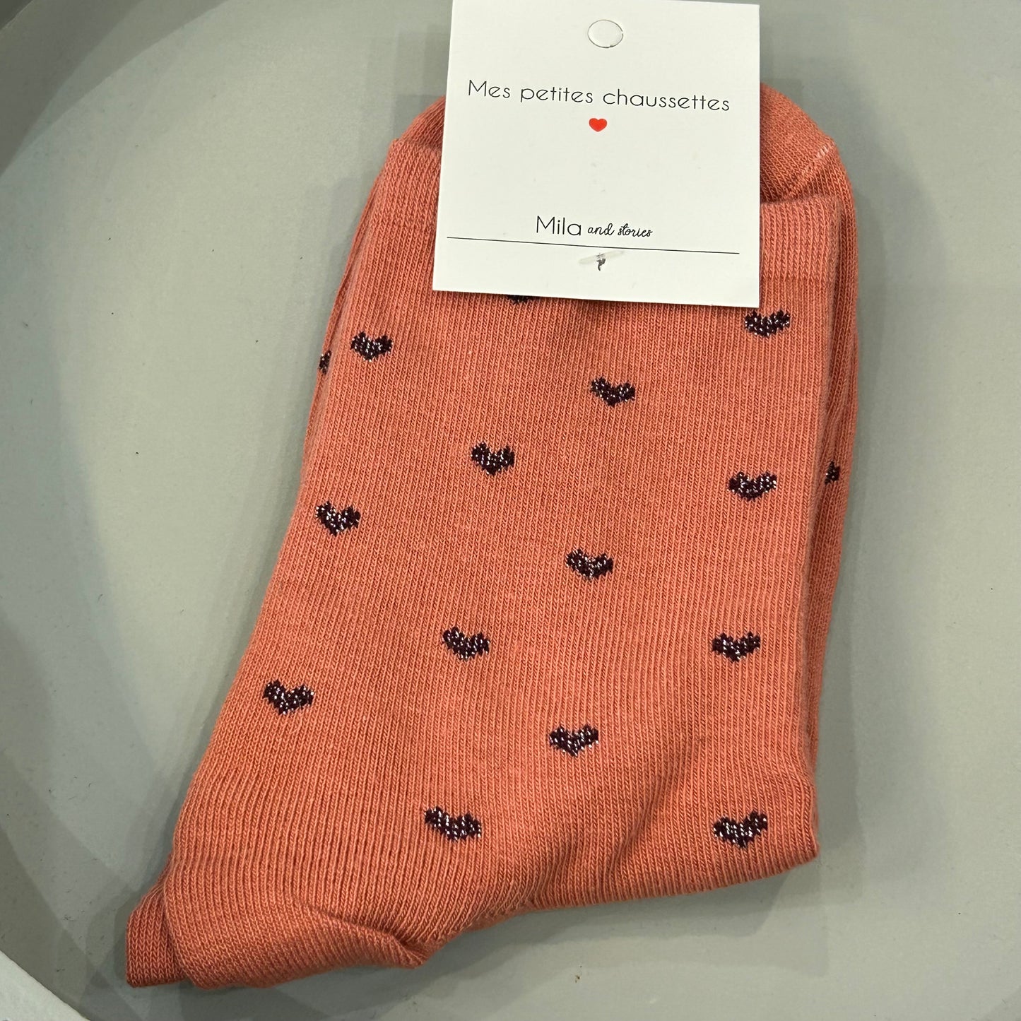 Chaussettes petits cœurs