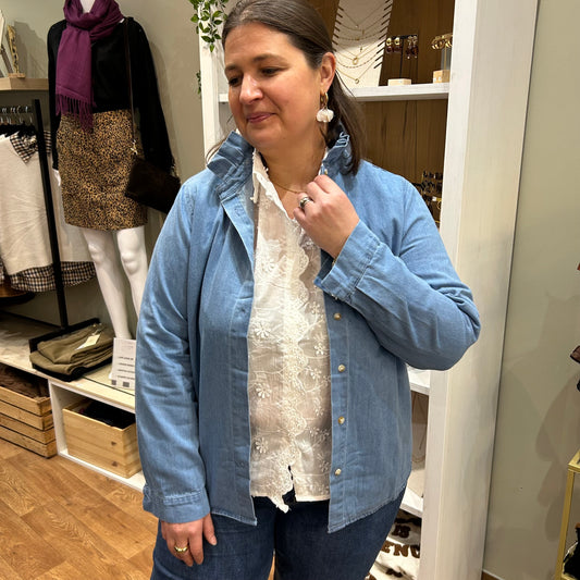 Surchemise Béatrix en jean