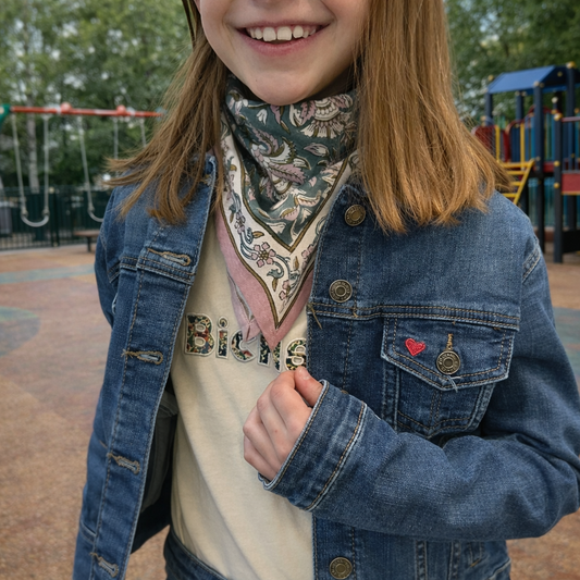 Petit foulard Totila vert