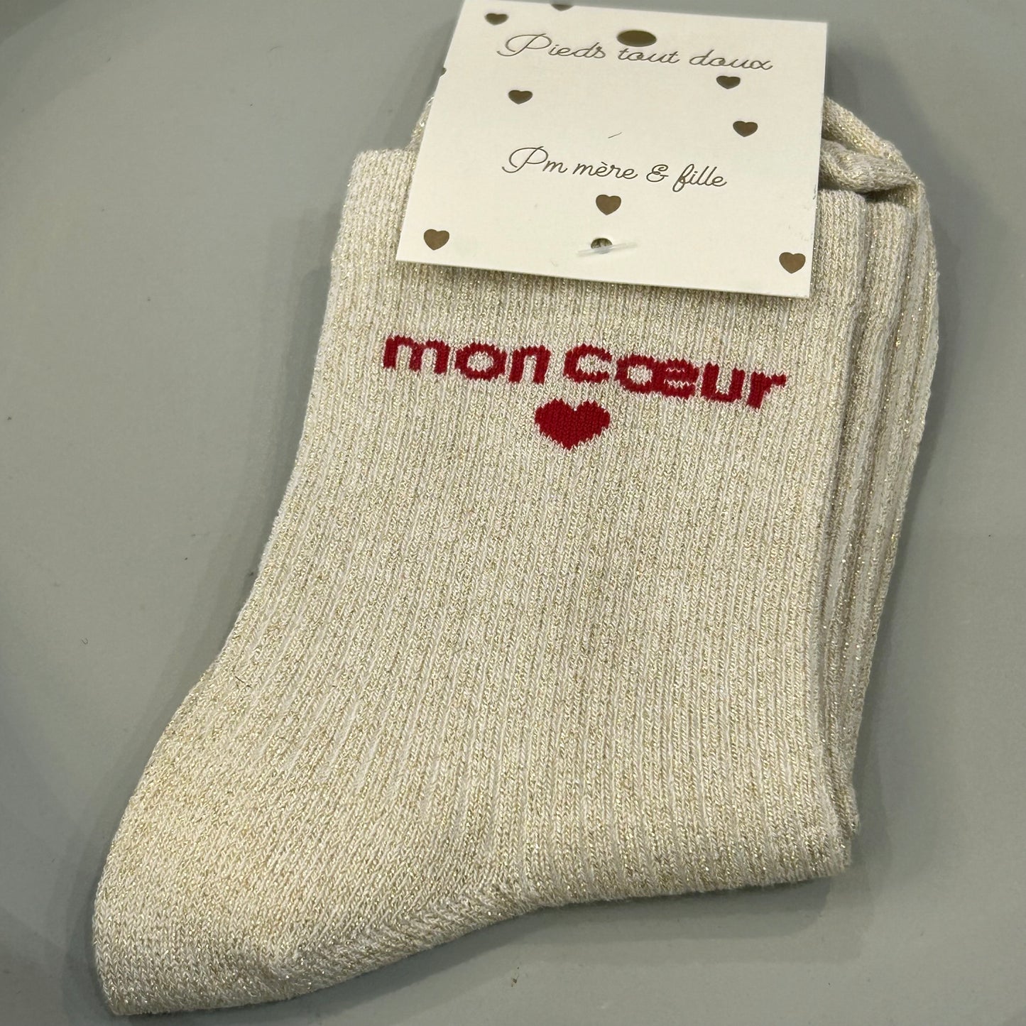 Chaussettes Mon coeur