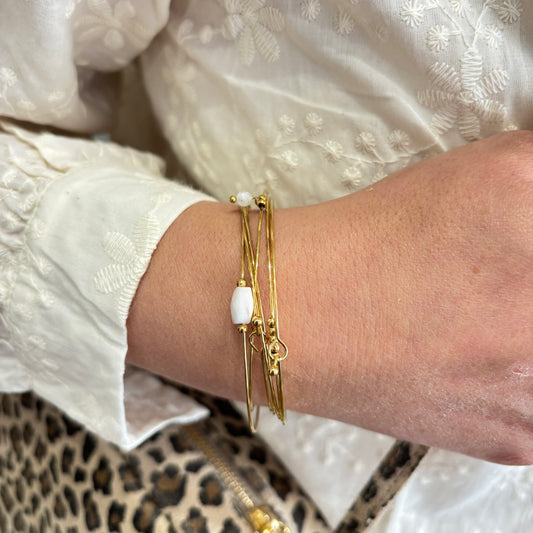 Bracelet semainier doré
