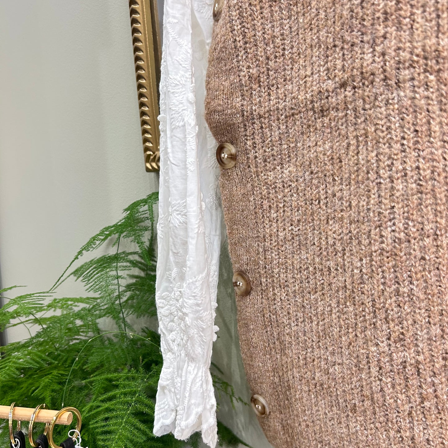 Plastron Marius camel