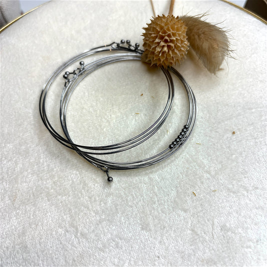 Bracelet semainier argenté