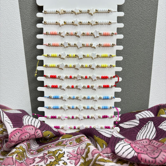 Bracelet enfant nacré étoile