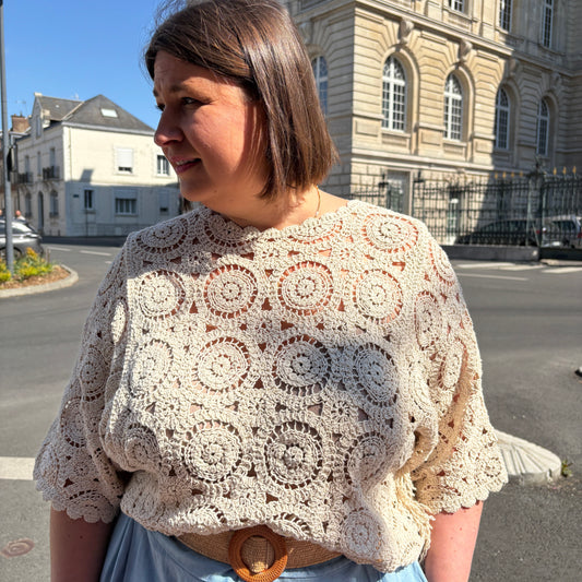 Top crochet Lucien