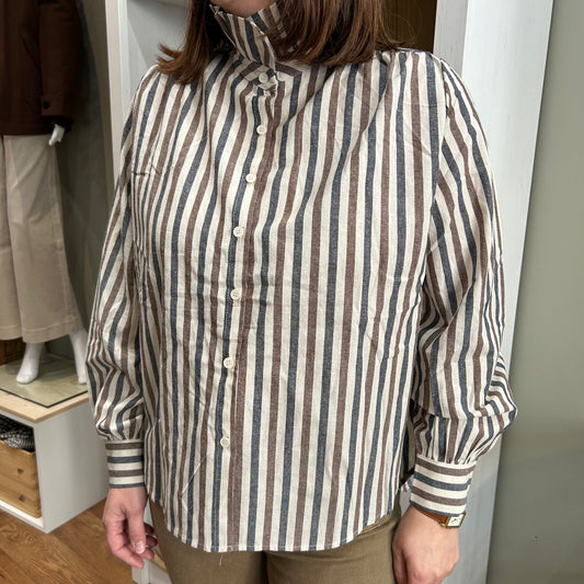 Chemise Agathe bicolore