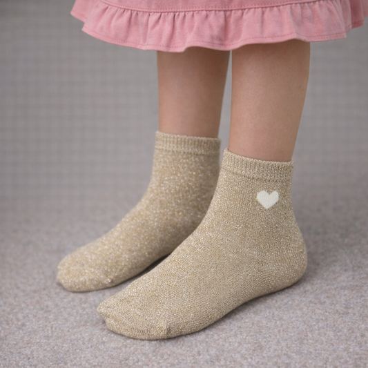 Chaussettes cœur enfants