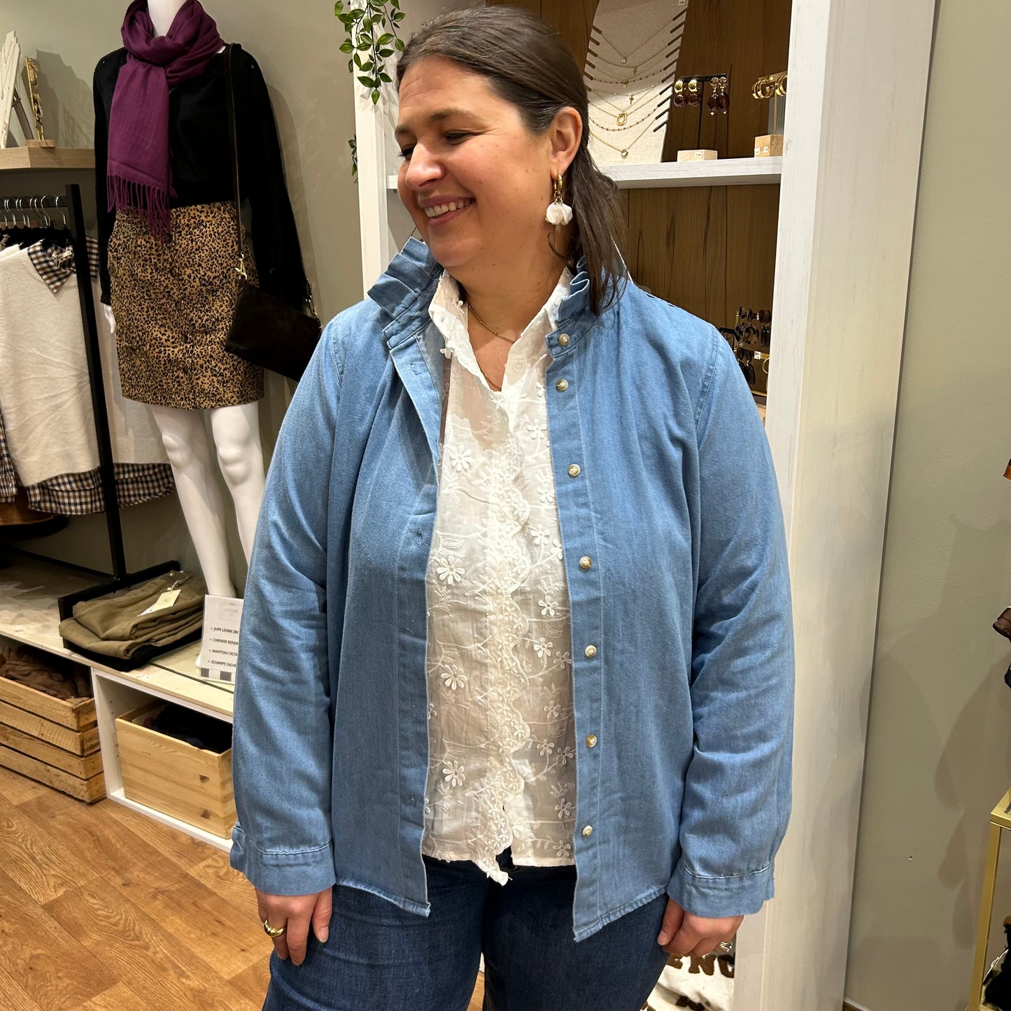 Surchemise Béatrix en jean