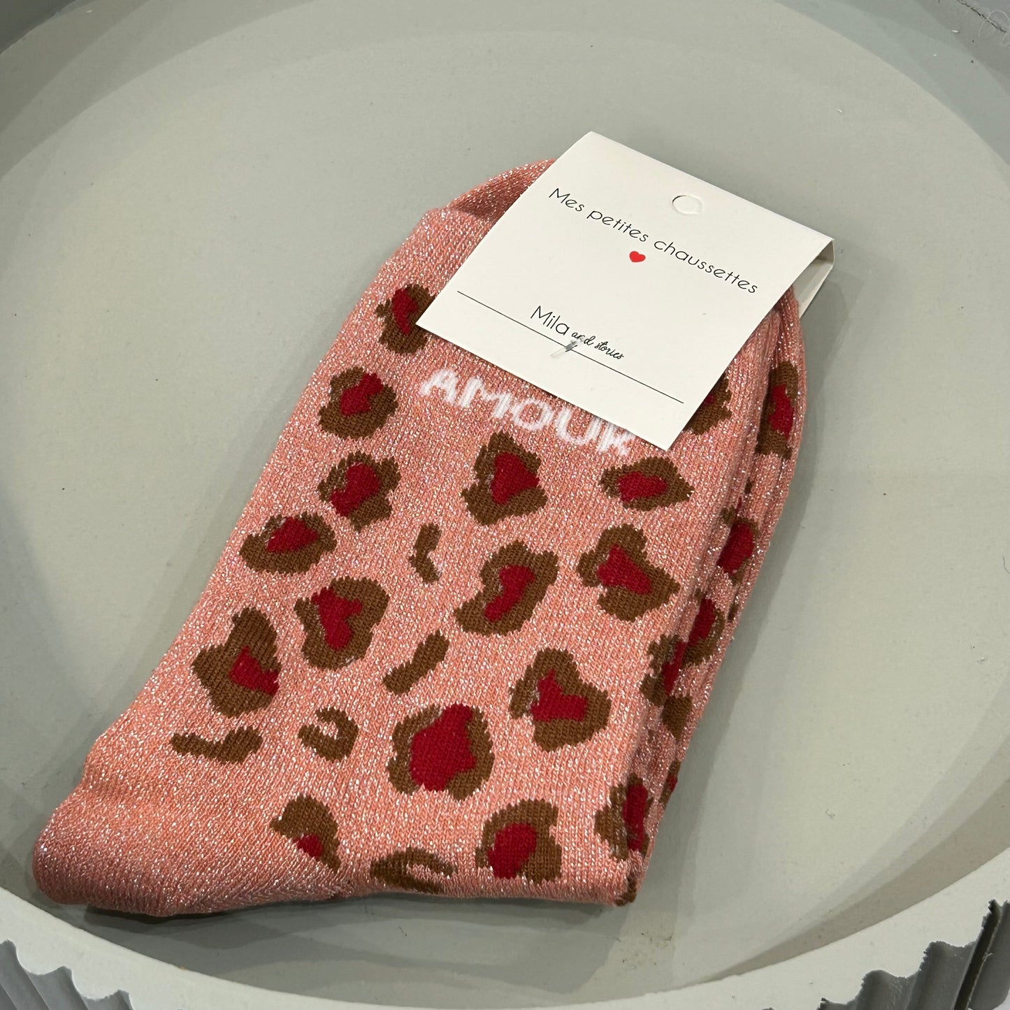 Chaussettes Amour Léopard