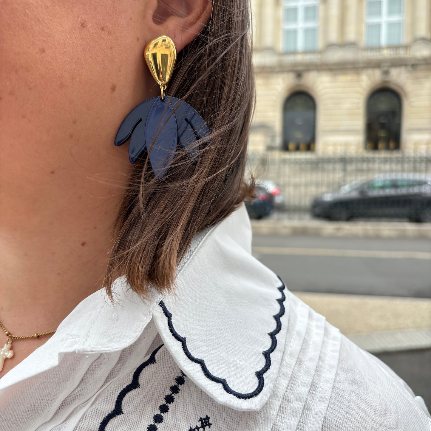 Chemise brodée Blandine