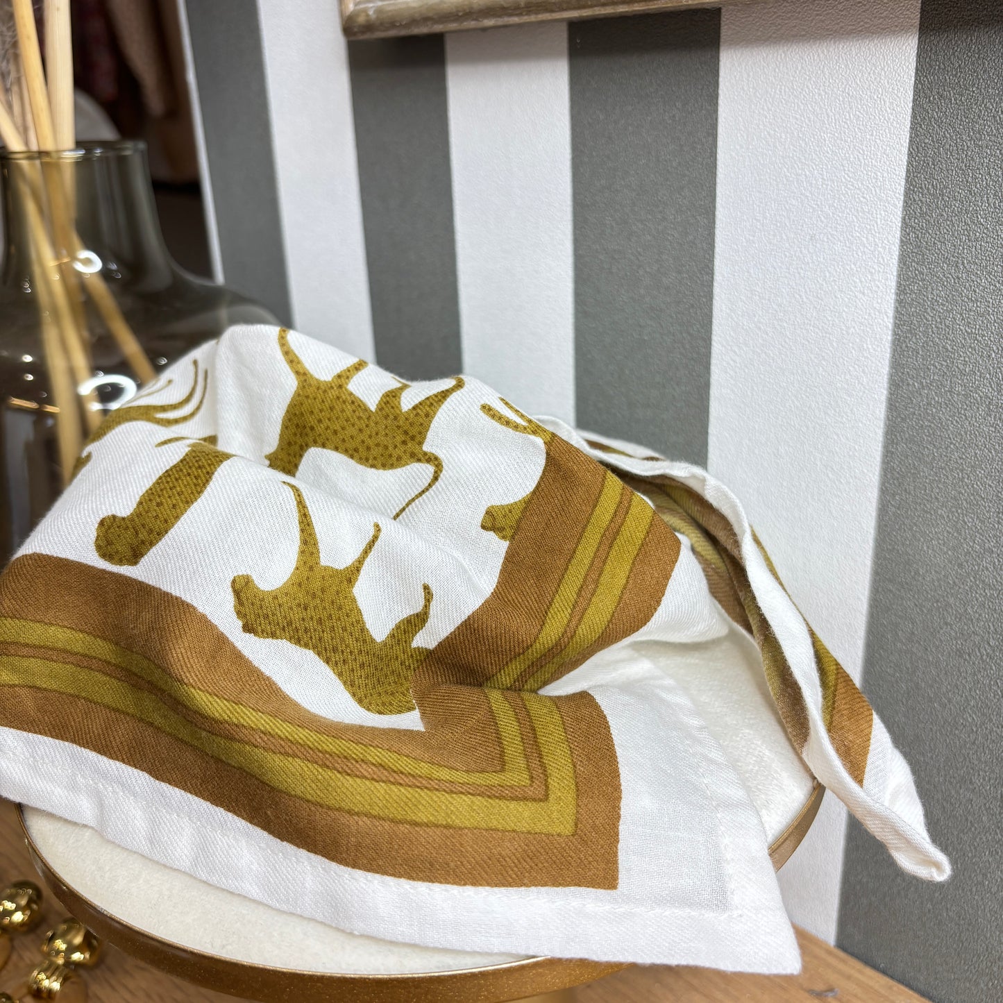 Petit foulard Fauve