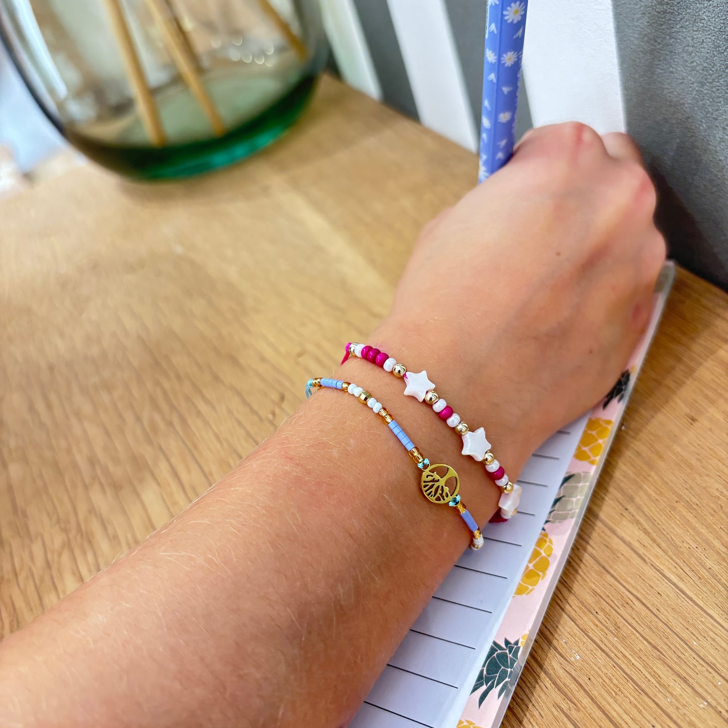 Bracelet enfant nacré étoile
